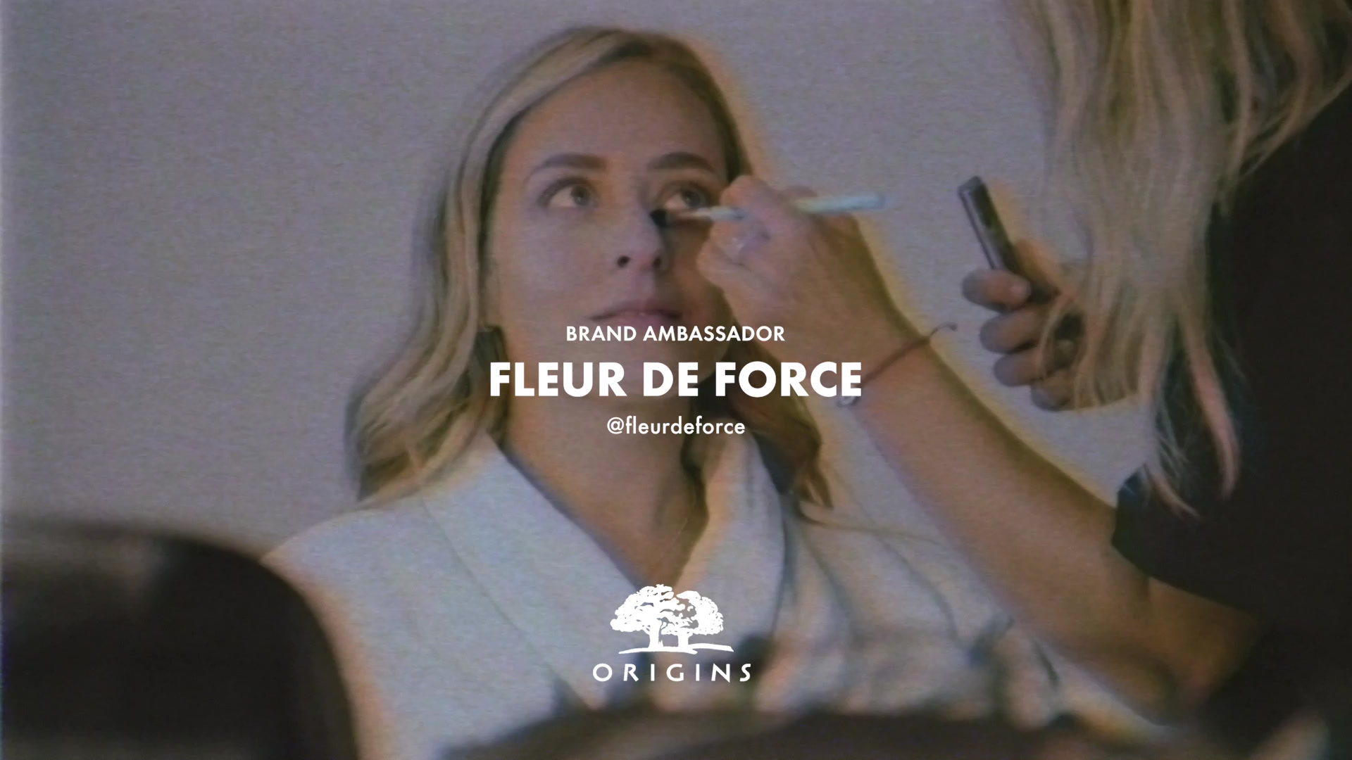 Origins GinZing campaign — Film frame — brand ambassador card, Fleur de Force (@fleurdeforce)