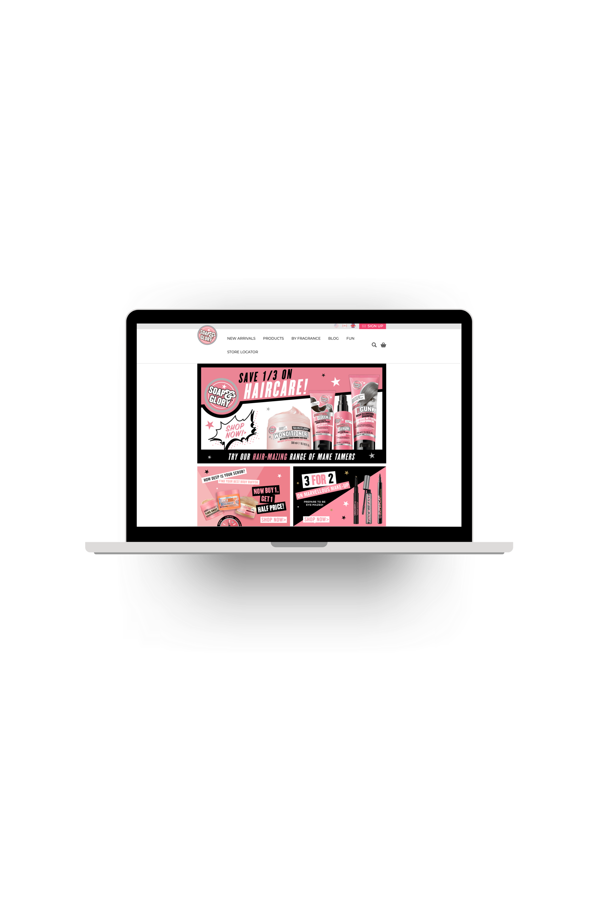 Soap & Glory — project imagery