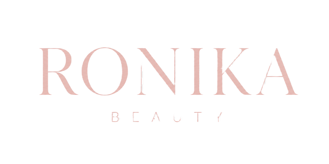 Ronika Beauty logotype — blush on ivory