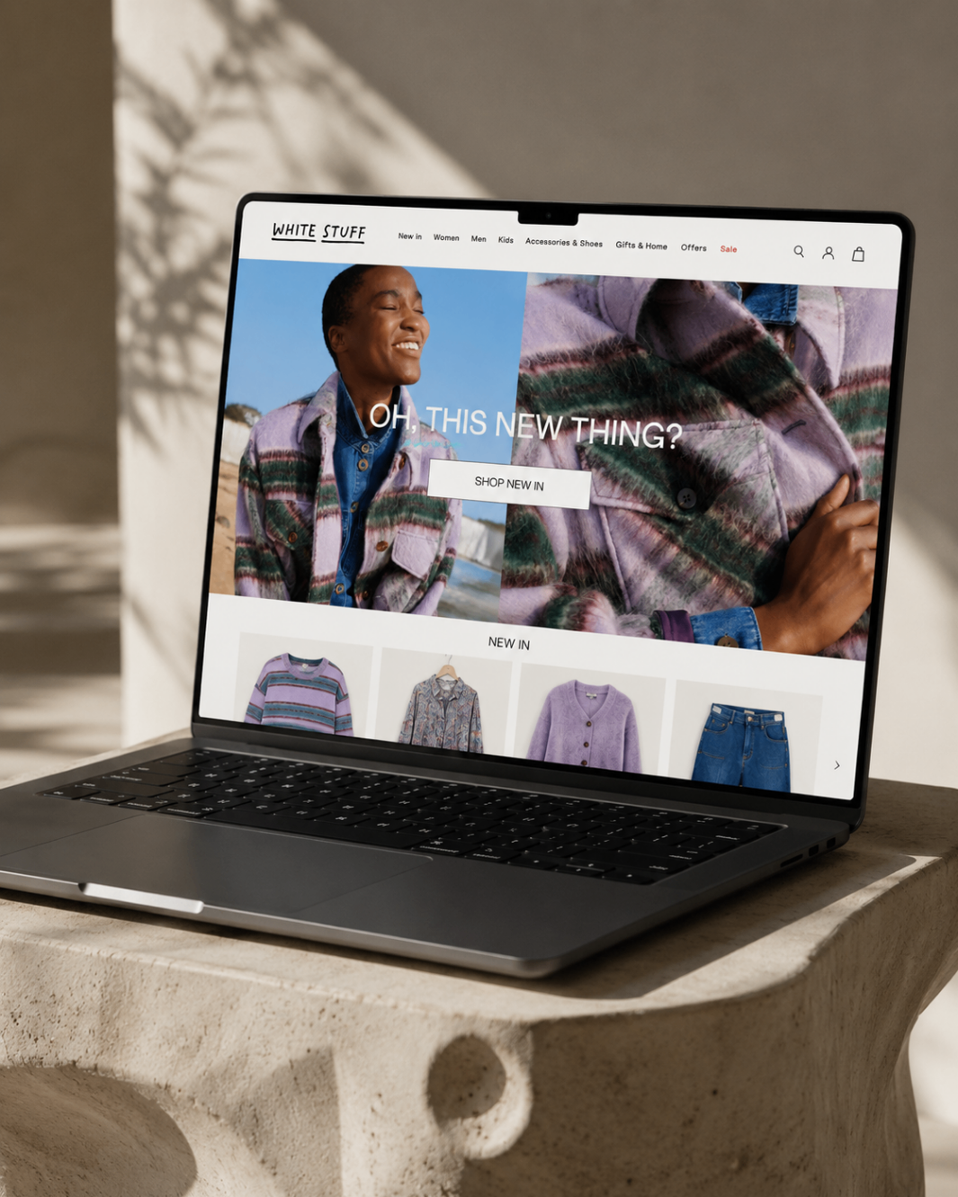 White Stuff — full website rebrand.