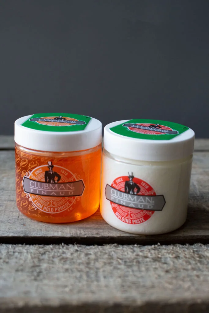 Clubman grooming product photography