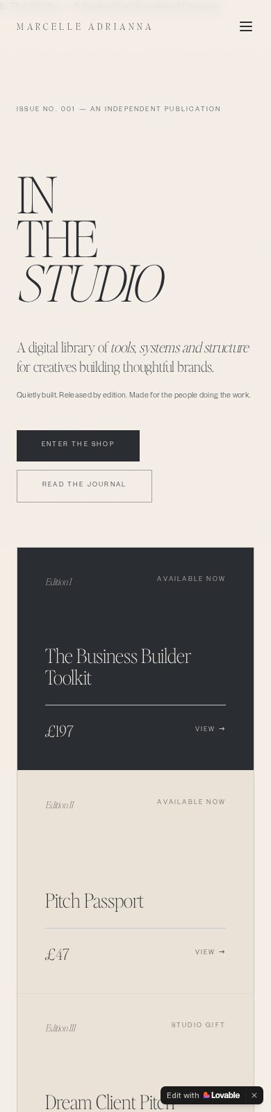 Pixel Perfect — homepage mobile