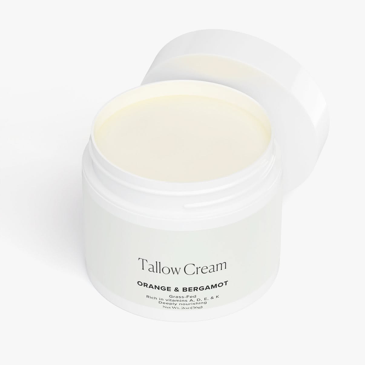 Rituaire tallow cream jar, orange and bergamot